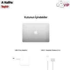 MacBook Air 15 inç M2 8GB Ram 256GB SSD MQKU3TU/A - Yıldız Işığı - Teşhir