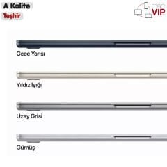 MacBook Air 15 inç M2 8GB Ram 256GB SSD MQKU3TU/A - Yıldız Işığı - Teşhir
