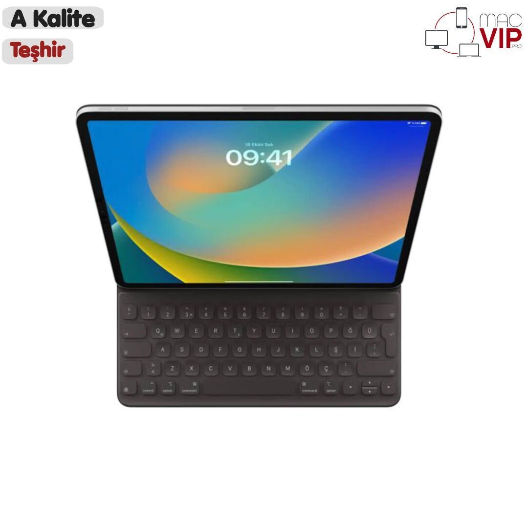 Apple iPad 12.9 inç Pro ve 13 inç Air (M2) için Smart Keyboard Folio MXNL2TQ/A iPad Klavye - Teşhir