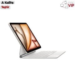 Apple 11 inç iPad Pro (4. nesil) ve 11 inç iPad Air (M2) için Magic Keyboard MJQJ3TQ/A iPad Klavye - Beyaz - Teşhir