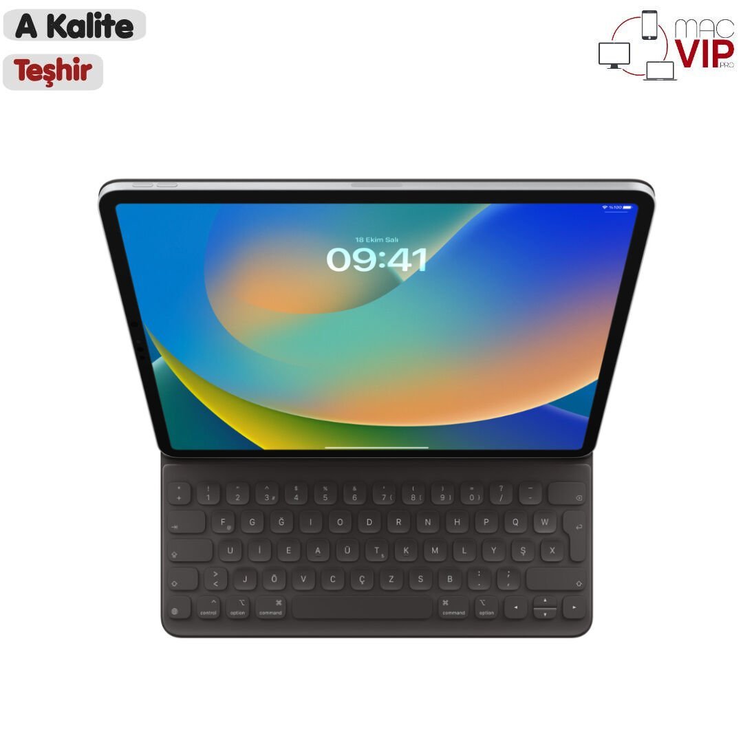 Apple iPad 12.9 inç Pro ve 13 inç Air (M2) için Smart Keyboard Folio MXNL2TQ/A iPad Klavye - Teşhir Türkçe F