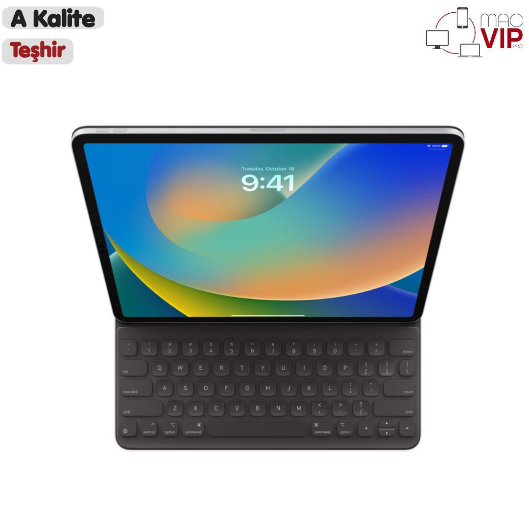 Apple iPad 12.9 inç Pro ve 13 inç Air (M2) için Smart Keyboard Folio MXNL2TQ/A iPad Klavye - Teşhir İngilizce (US)