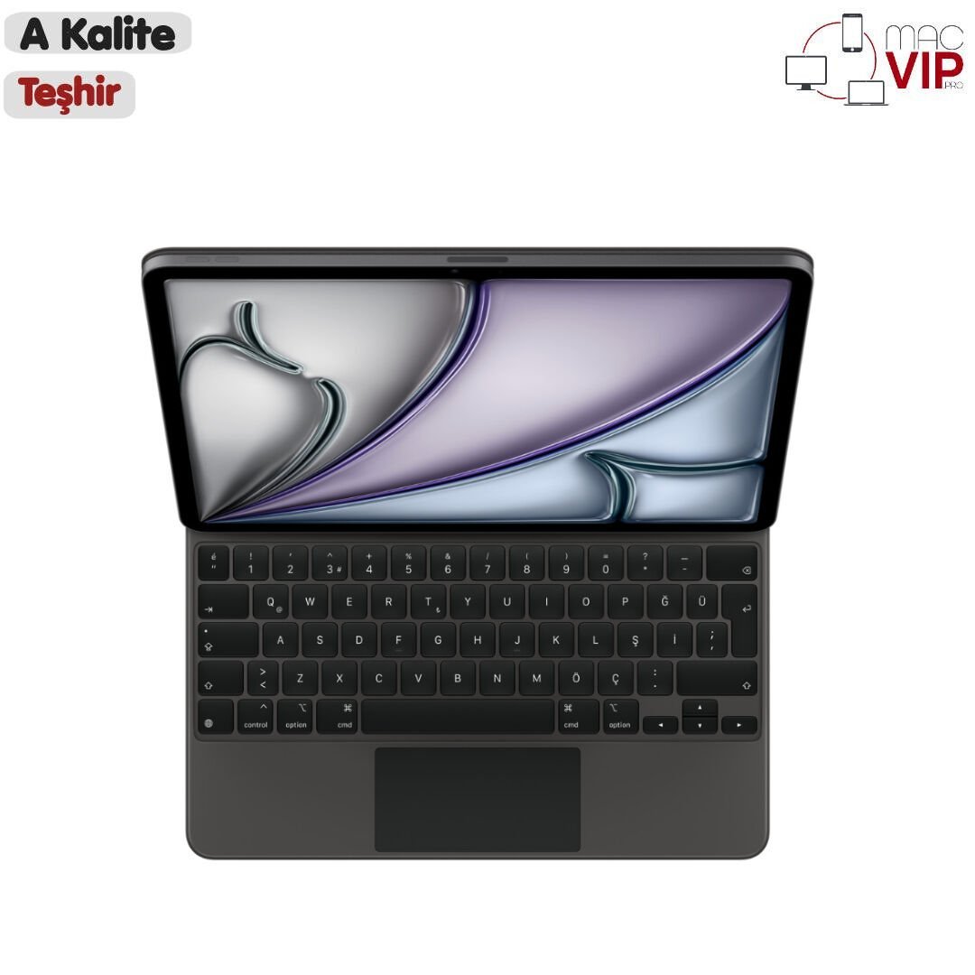 Apple iPad 12.9 inç Pro ve 13 inç Air (M2) için Magic Keyboard MJQK3TQ/A iPad Klavye - Siyah - Teşhir