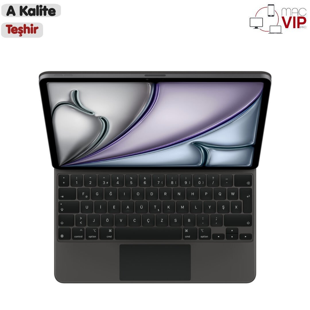 Apple 13 inç iPad Air (M2) Magic Keyboard MJQK3TQ/A iPad Klavye - Siyah - Teşhir Türkçe F