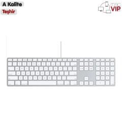 Apple Numerik Alanlı Kablolu Klavye MB110TQ/B - Beyaz - Kutusuz Sıfır İngilizce (US)