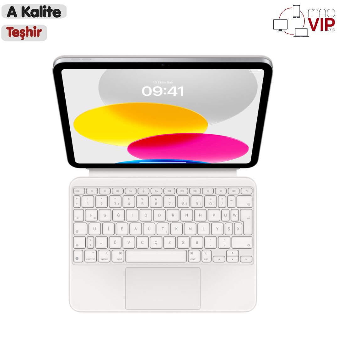 Apple iPad (10. nesil) ve iPad (A16) için Magic Keyboard Folio - Teşhir Türkçe F