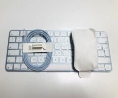 Apple Touch ID Özellikli Klavye+Magic 2 Şarjlı Mouse Seti-Mavi