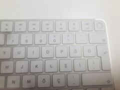 Apple Touch ID Özellikli Klavye+Magic 2 Şarjlı Mouse Seti-Beyaz
