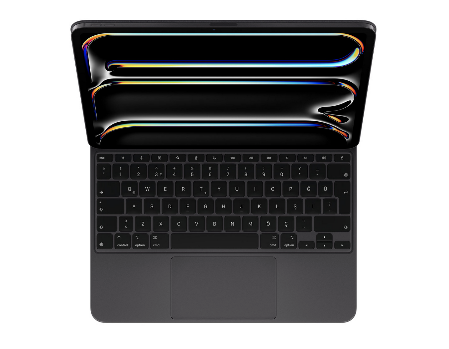 Apple 13 inç iPad Pro (M4 - M5) için Magic Keyboard - Türkçe Q Klavye - Siyah