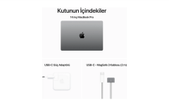 Apple Macbook Pro 14 inc M3 8CPU 10GPU 8GB Ram 512GB SSD Uzay Grisi MTL73TU/A - Teşhir