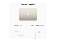 Apple MacBook Air M2 13.6'' 8GB RAM 512GB SSD MLY23TU/A Yıldız Işığı - Teşhir