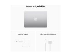 Apple MacBook Air M2 13.6'' 8GB RAM 512GB SSD MLY03TU/A Gümüş - Teşhir